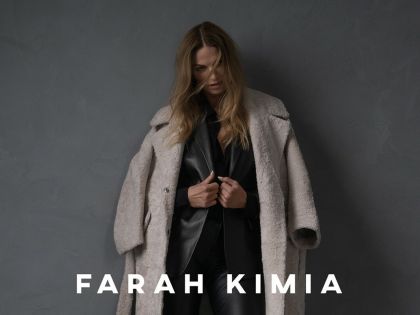 Světová topmodelka Pavlína Němcová se stala tváří nadčasové kolekce kožené módy Farah Kimia