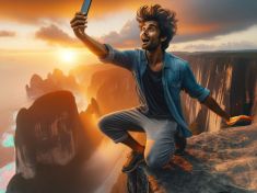 A teď mě vyfoť na té skále... Muži se dožívají nižšího věku i proto, že ignorují rizika