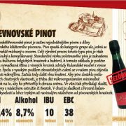 Na festivalu se budou dražit raritní piva, například Břevnovské pinot, což je pivo typu grape ale, čili sour neboli "kyseláč" míchaný s ovocem.