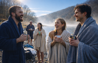 Masochismus nahatého plavání dělá z neznámých lidí přátele, tvrdí věda