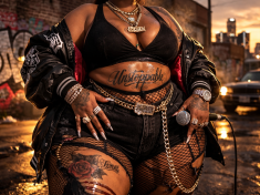 Dvě stě třicet kilo sebevědomí. Rapperka, která žalovala Lyft a odmítá se zmenšit