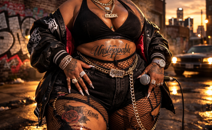 Dvě stě třicet kilo sebevědomí. Rapperka, která žalovala Lyft a odmítá se zmenšit