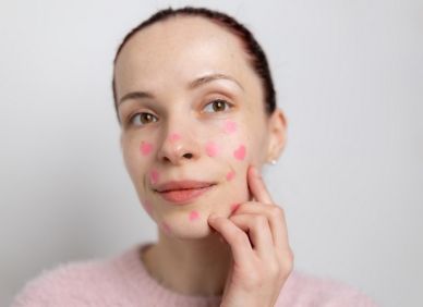 Akné jako módní doplněk? Inspirujte se teenagery a nalepte si na bradu srdíčko