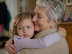 Nenuťte děti objímat babičku. O jejich hranicích se rozhoduje dřív, než začnou mluvit