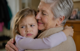 Nenuťte děti objímat babičku. O jejich hranicích se rozhoduje dřív, než začnou mluvit
