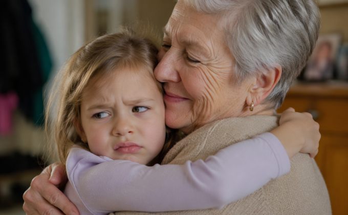 Nenuťte děti objímat babičku. O jejich hranicích se rozhoduje dřív, než začnou mluvit