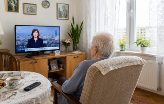 Televize mluví víc než rodina. Má přerušit ticho v bytech, kde nikdo nečeká