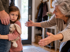 Pusa pro babičku není povinnost. Co děti učíme, když jejich „ne“ ignorujeme
