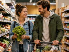 První rande v supermarketu. Nový trend funguje lépe než romantická večeře