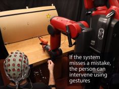 Kyberkutil: Vrtajícího robota ovládáte na dálku svými myšlenkami