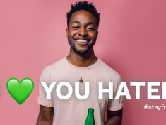 Nejlepší odpovědí na hejt je láska, tvrdí Sprite v nové kampani