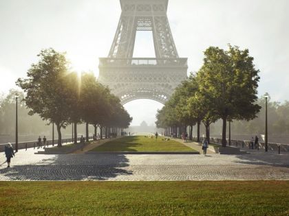 Zelenější Paříž: Okolí Eiffelovky se změní v největší městskou zahradu