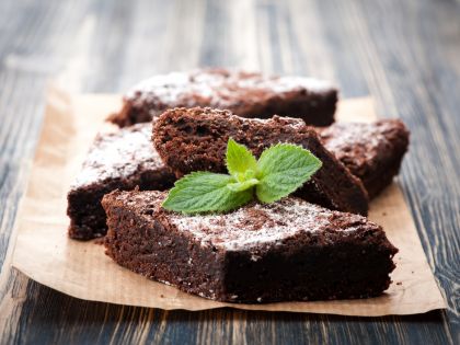 Brownie nejen pro vegany: s cuketou, karobem a lněným semínkem
