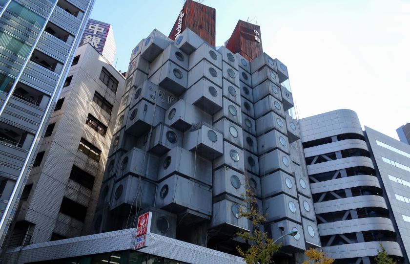 Konec Nakagin Capsule Tower: Začala demolice tokijského stavebního unikátu