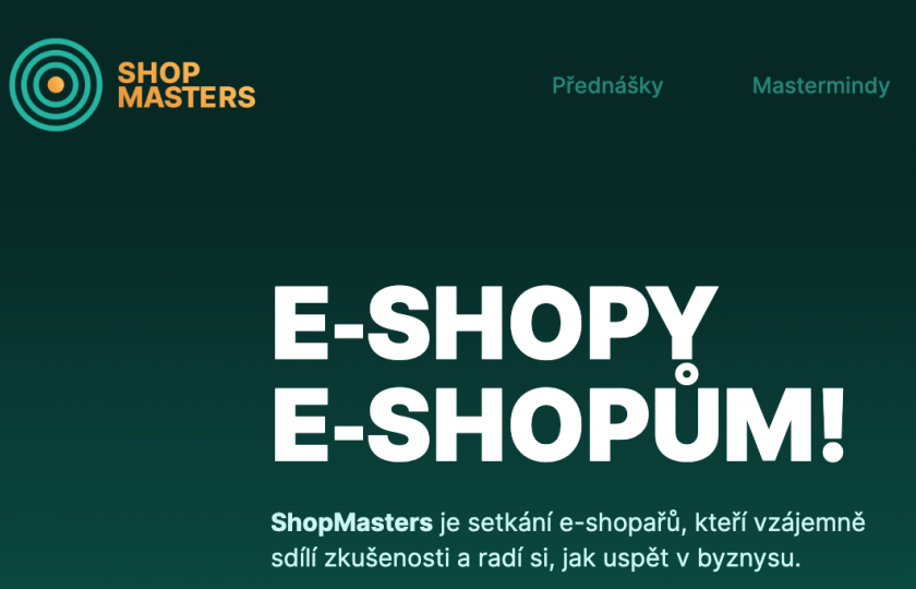 Ecomail, Zásilkovna a Shoptet představují ShopMasters