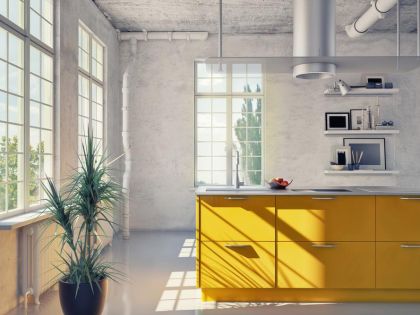 Ložnice do modra a žluté kuchyně. Podpořte psychologický rozměr barev v bytě. 