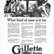 "Jsou věci, na kterých se chytří a mužní chlapi shodnou... žiletky Gillette jsou jednou z nich."