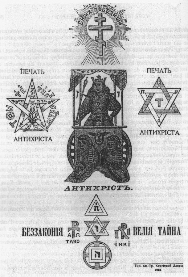 Protokoly sionských mudrců. (zdroj: Wikimedia Commons) 1912ed theprotocols by nilus