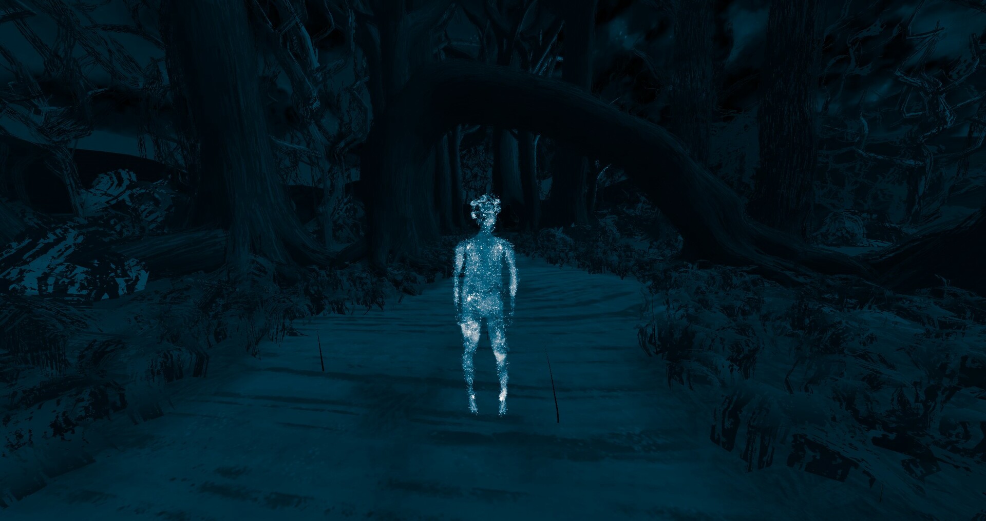 Snímek z filmu Tmání. (zdroj: Darkening VR) 1 main still