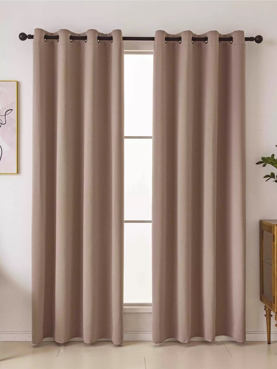 blackout zavesy elias cappuccino 140 x 250 cm 2 ks krouzky mk luzkoviny 999 kc