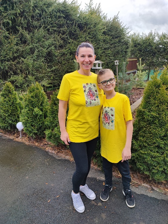 m lenka klasnova se synem matyasem 1