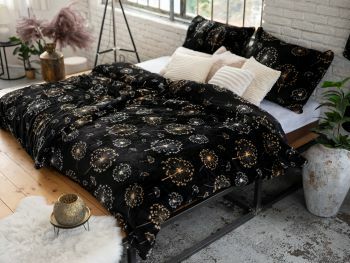 povleceni mikroplys exclusive pampelisky cerne mk luzkoviny 749 kc2