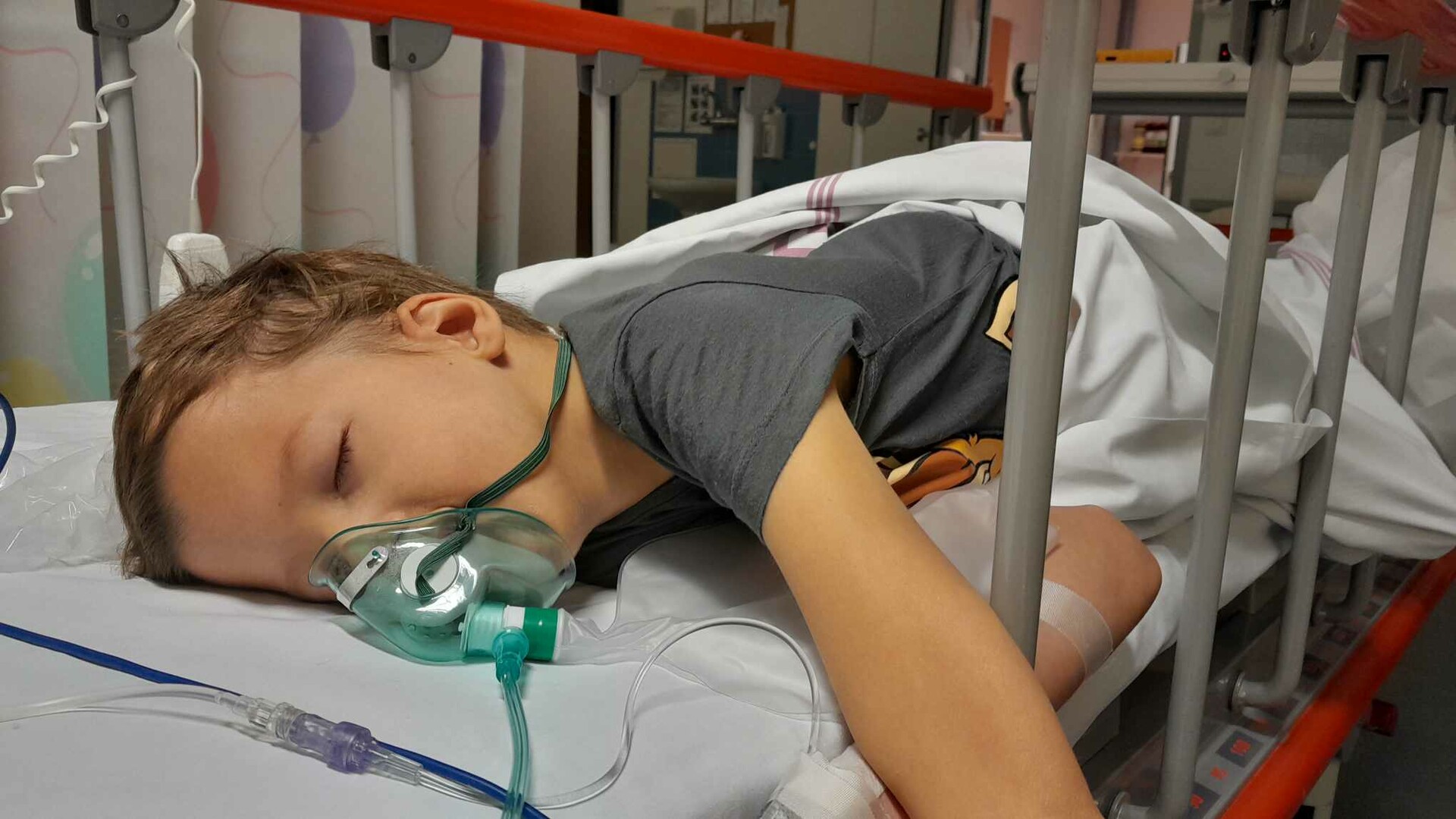 Ronja je v nemocnici bohužel jako doma. (zdroj: se svolením Adély Kubíčkové) ronja11