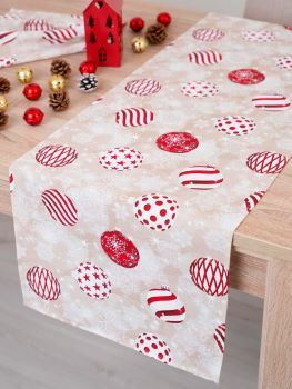 vanocni behoun ozdobeny sen 40 x 140 cm mk luzkoviny 179 kc