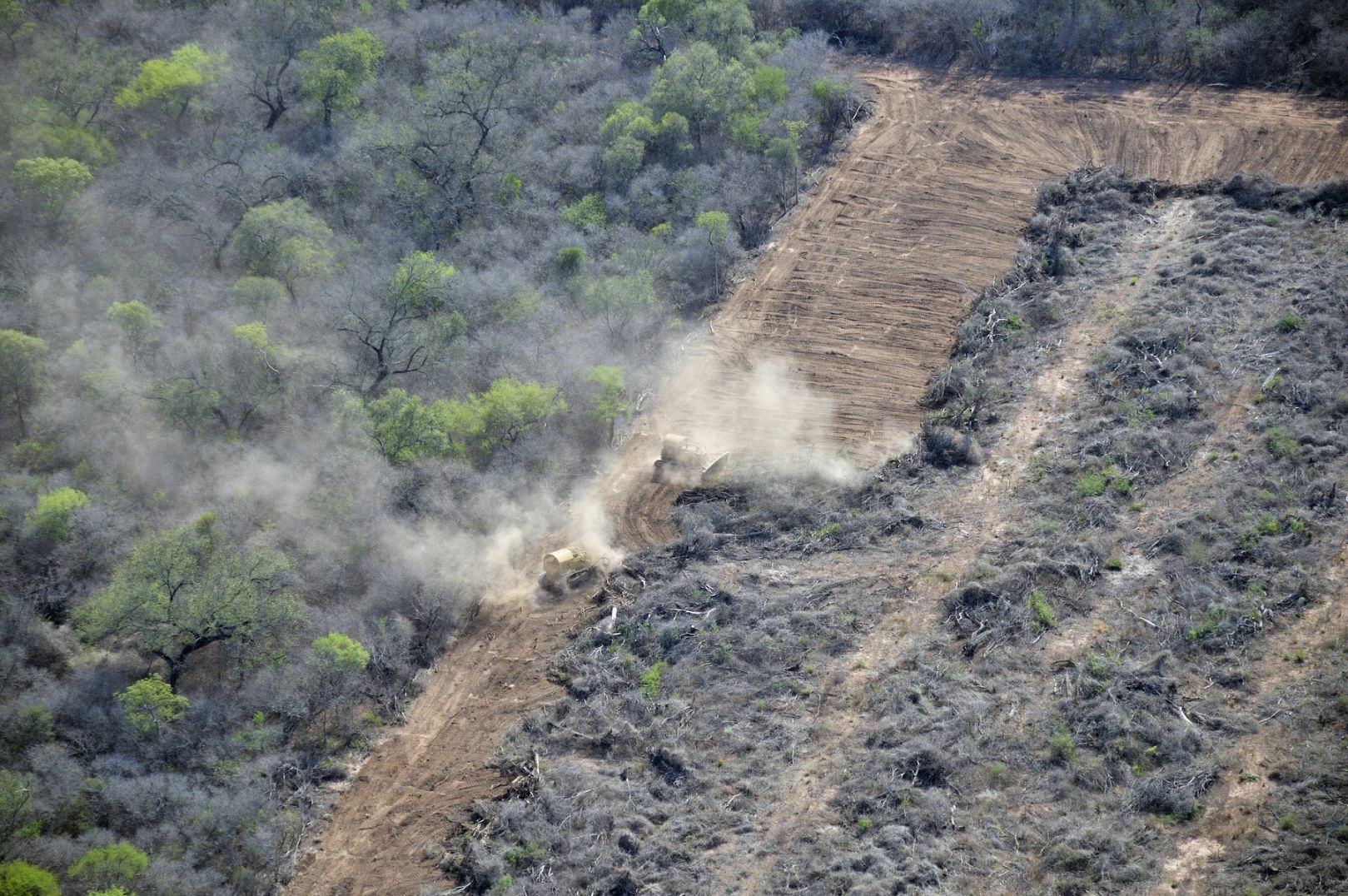 Takhle to vypadá, když začnete "kácet" deštný prales (zdroj: Profimedia) brazil deforestation2 profimedia 0146492368
