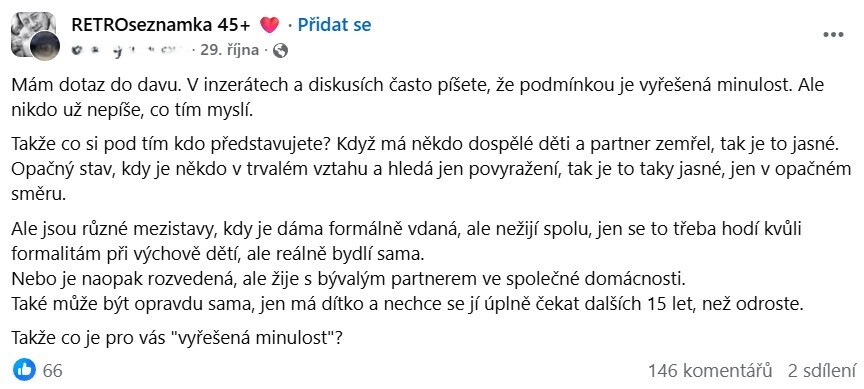 foto: Kristýna Nedobitá / Facebook minulost