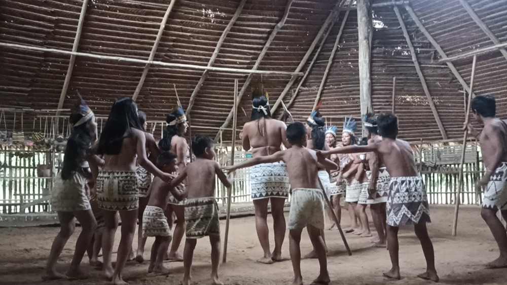 Tradiční kultura amazonských indiánů rychle mizí. (foto: Jiří Černý) indiani flowee 1