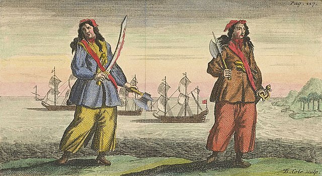 general history of the pyrates ann bonny and mary read coloured