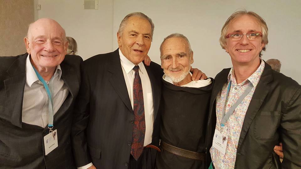 Silná čtyřka: Raymond Moody, Stanislav Grof, David Steindl-Rast a Karel Fuller itc prague1