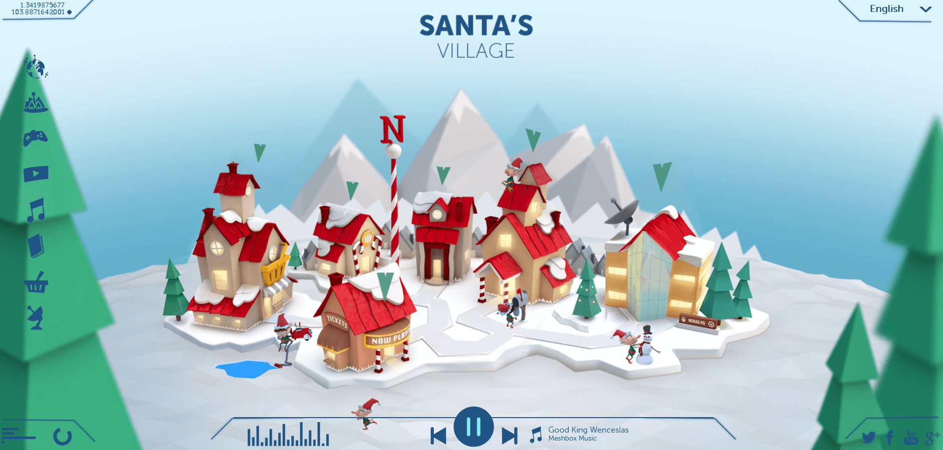 norad santa tracker