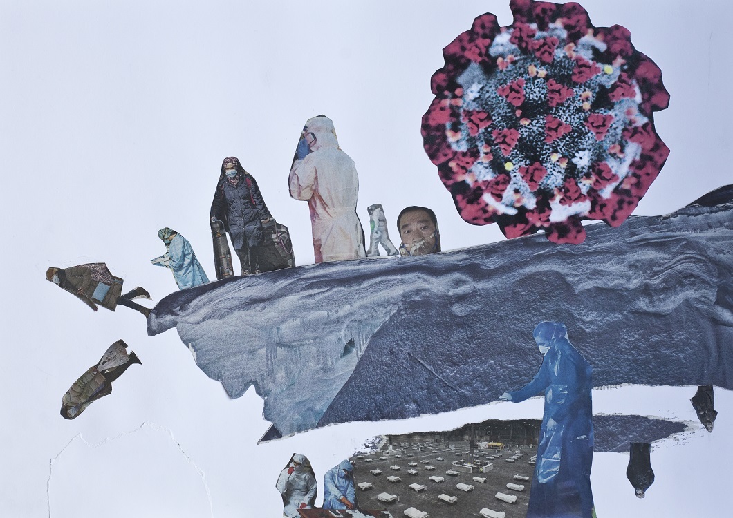 Veronika Lukášová, Coronavirus Galaxy, 2020 coronavirus02 veronikalukasova
