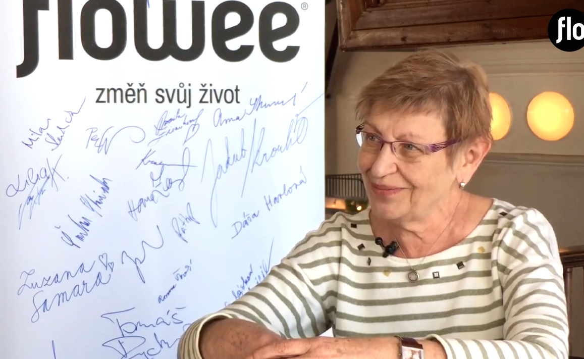 Jedním z hostů Flowee studia na Festival Evolution byla i porodní asistentka Ivana Königsmarková. porodni asistentka ivana