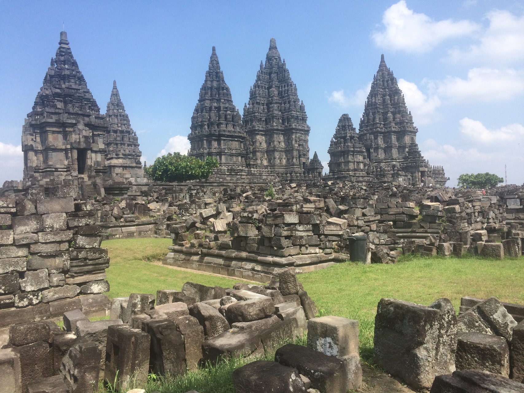 Hinduistický chrám chrámů Prambanan java chram