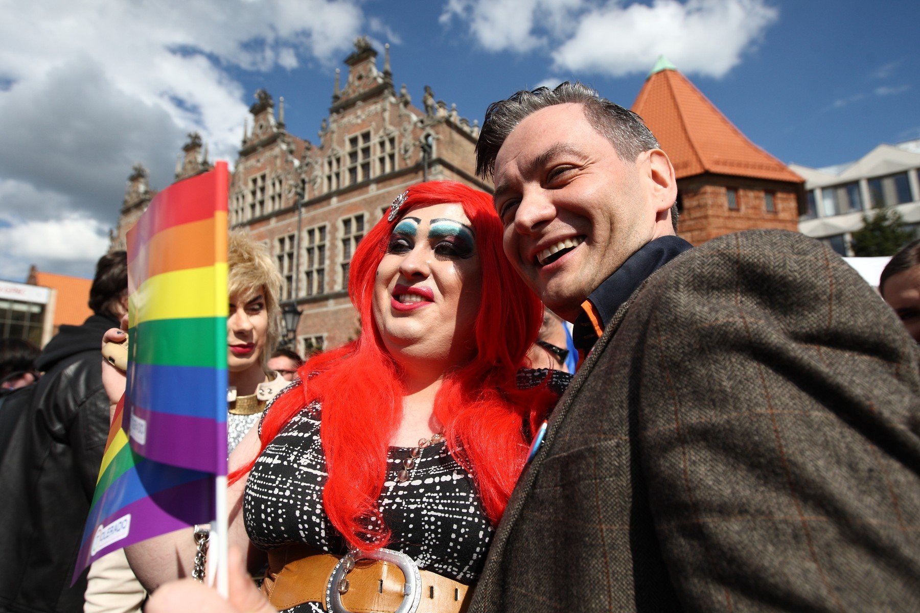 Robert Biedroń na obdobě pražské Prague Pride v polském Gdaňsku. K LGBT komunitě se otevřeně hlásí biedron polsko 0246860995