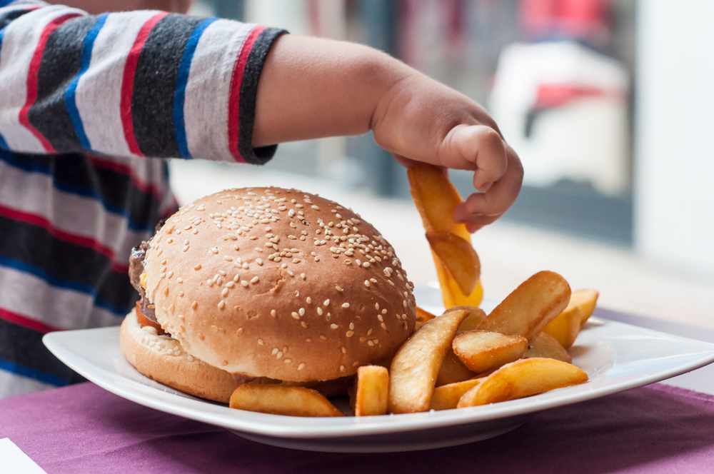 Fast foody s junk foody se přesouvají z trendy stravování na stravu pro chudé hamburger 1111941848