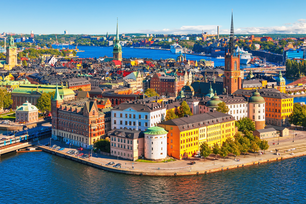 Staré město ve Stockholmu. Ani tady se rychlému internetu nevyhnete stockholm 133005938