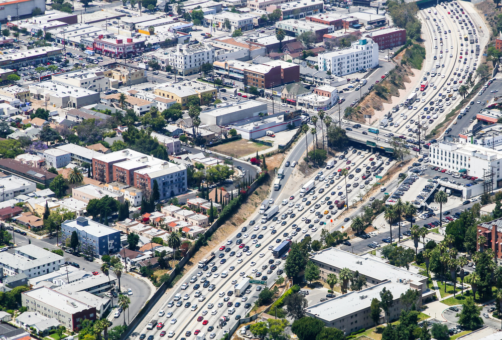 Klasická dopravní špička v Los Angeles doprava los angeles 488375836