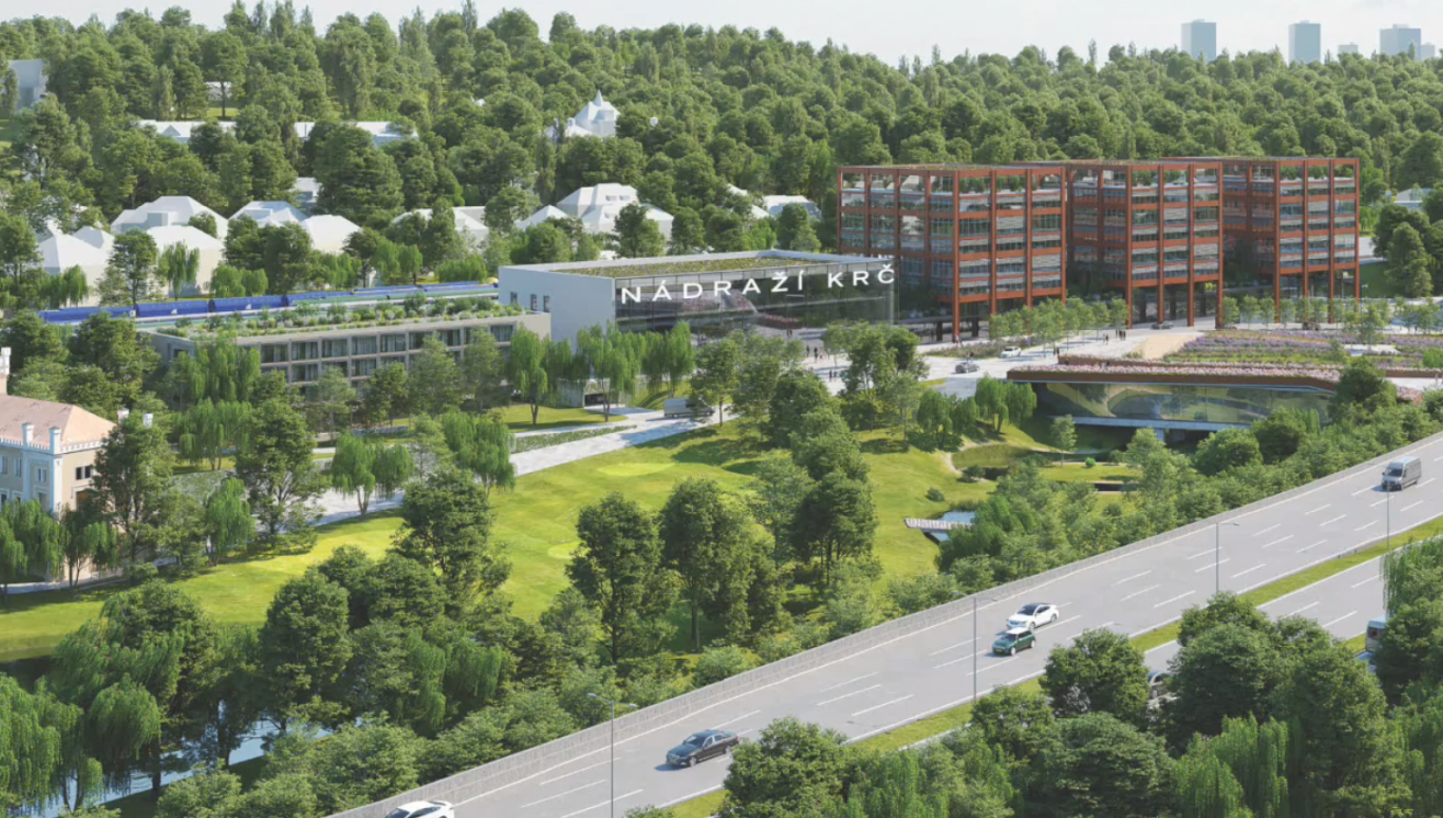 Jako vestibuly poslouží stávající budovy nádraží nadrazi krc